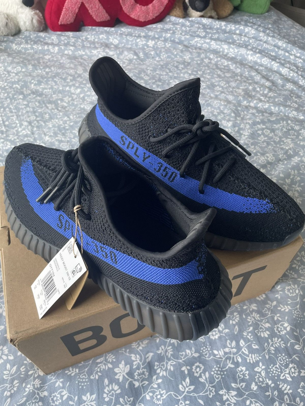 Adidas × Kanye West × Yeezy Yeezy Boost 350 Dazzling Blue Size US 12 / EU 45 - 1 Thumbnail