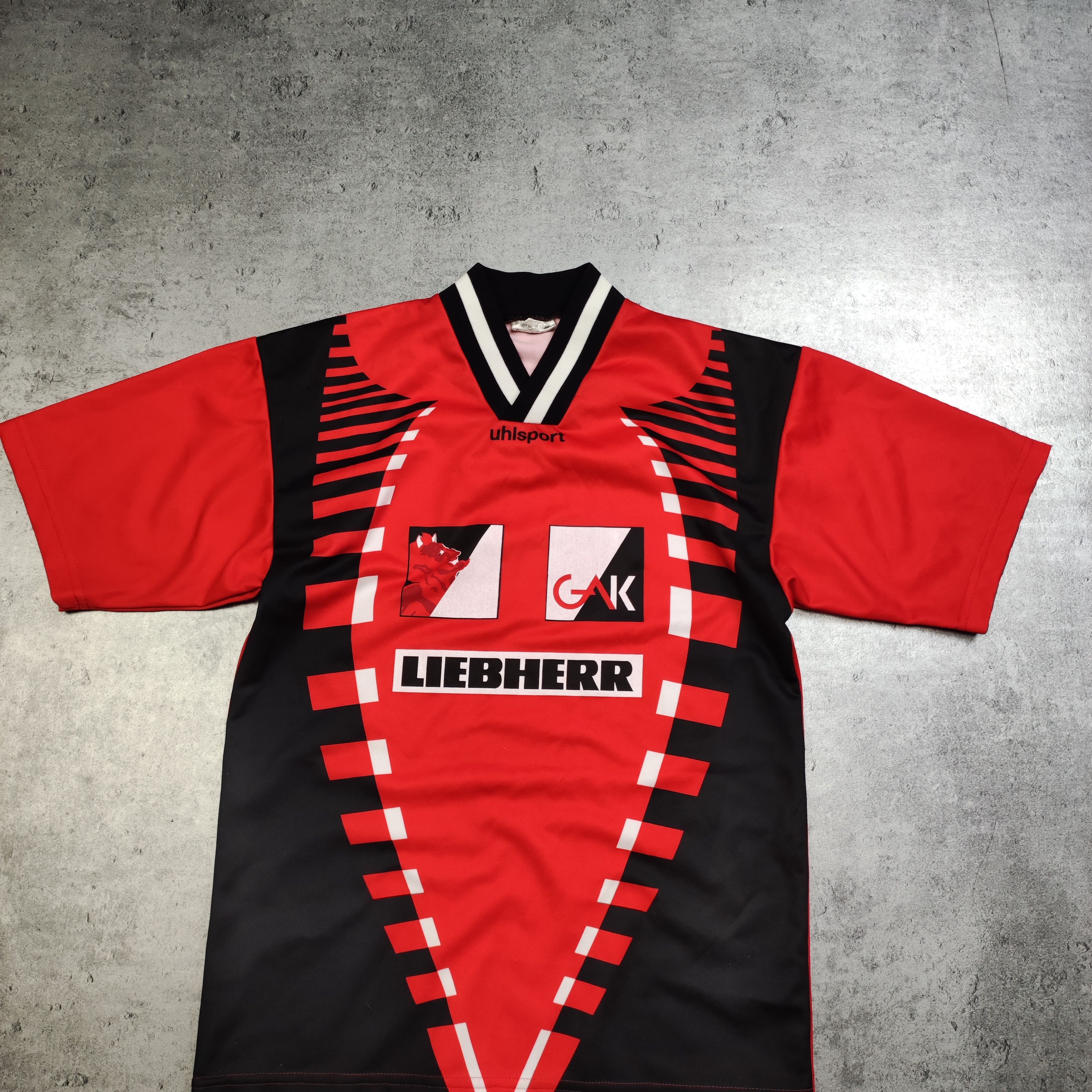 Vintage Vintage RARE 90s Grazer AK GAK Liebherr Football Jersey Size US S / EU 44-46 / 1 - 2 Thumbnail