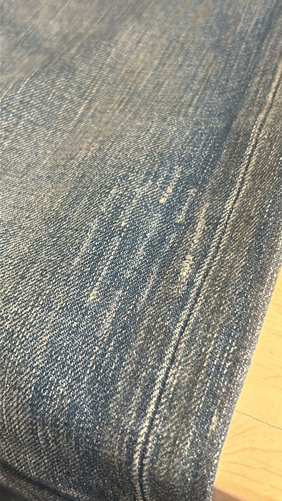 Dior × Hedi Slimane Dior 2005 Waxed ‘Luster’ Denim Size US 31 - 5 Thumbnail