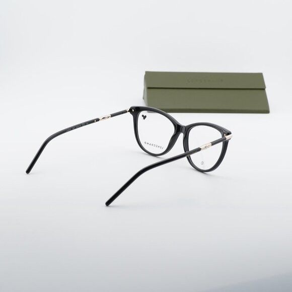 Longchamp Longchamp LO2727 001 Eyeglasses Black/Gold 54mm Cat Eye Fram Size ONE SIZE - 11 Thumbnail