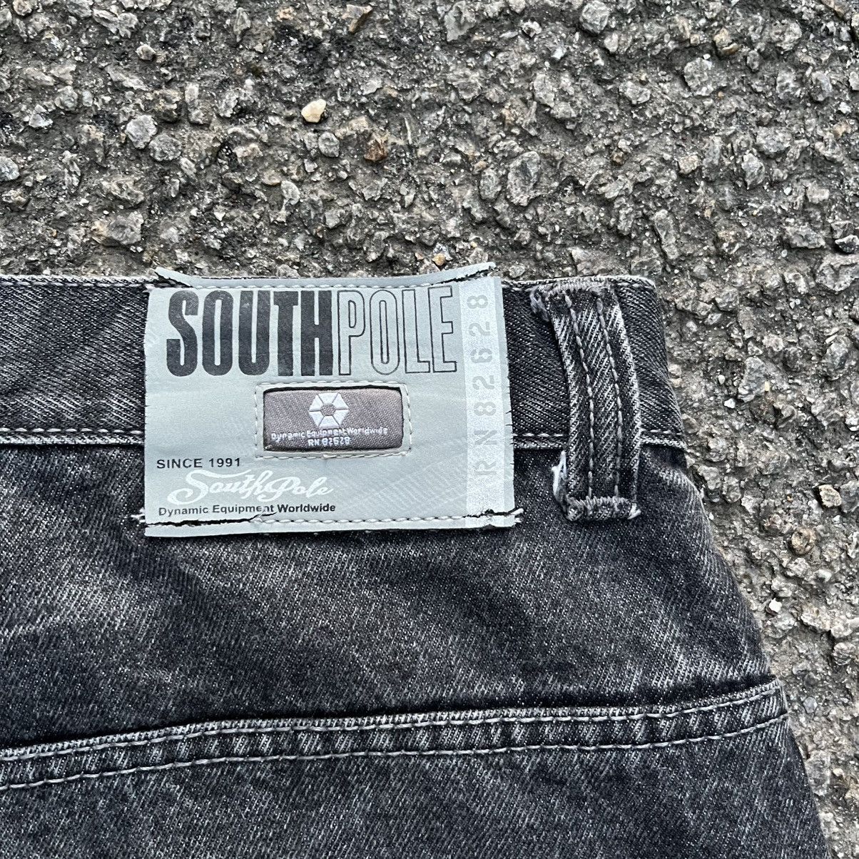 Southpole Baggy Jeans Vintage Y2K Southpole Faded Black Denim JNCO Size US 38 / EU 54 - 11 Thumbnail