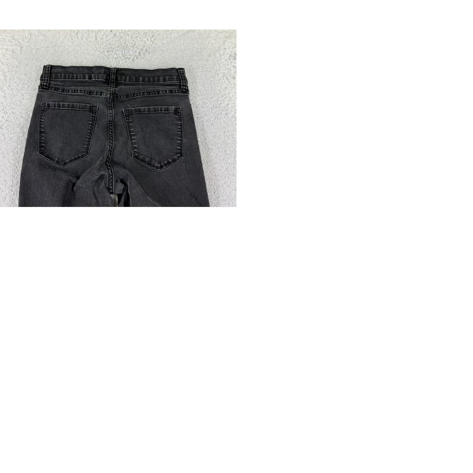 Banana Republic Banana Republic Jeans Womens 2 Black Denim High Rise Skinny Cotton Stretch Size 26" / US 2 / IT 38 - 10 Thumbnail