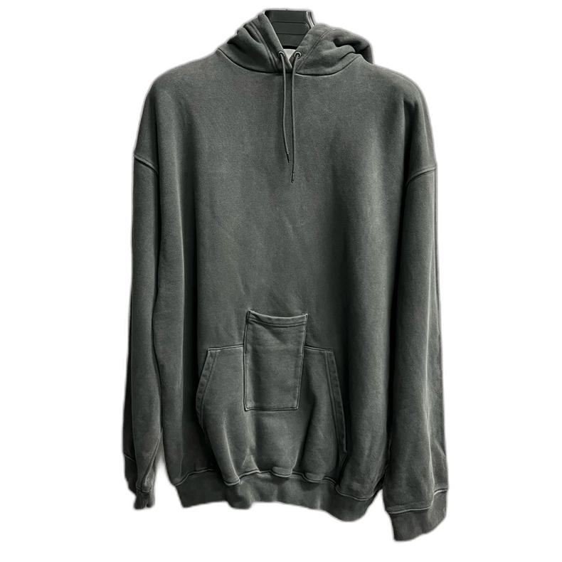 Balenciaga Gray Logo Hoodie with Print