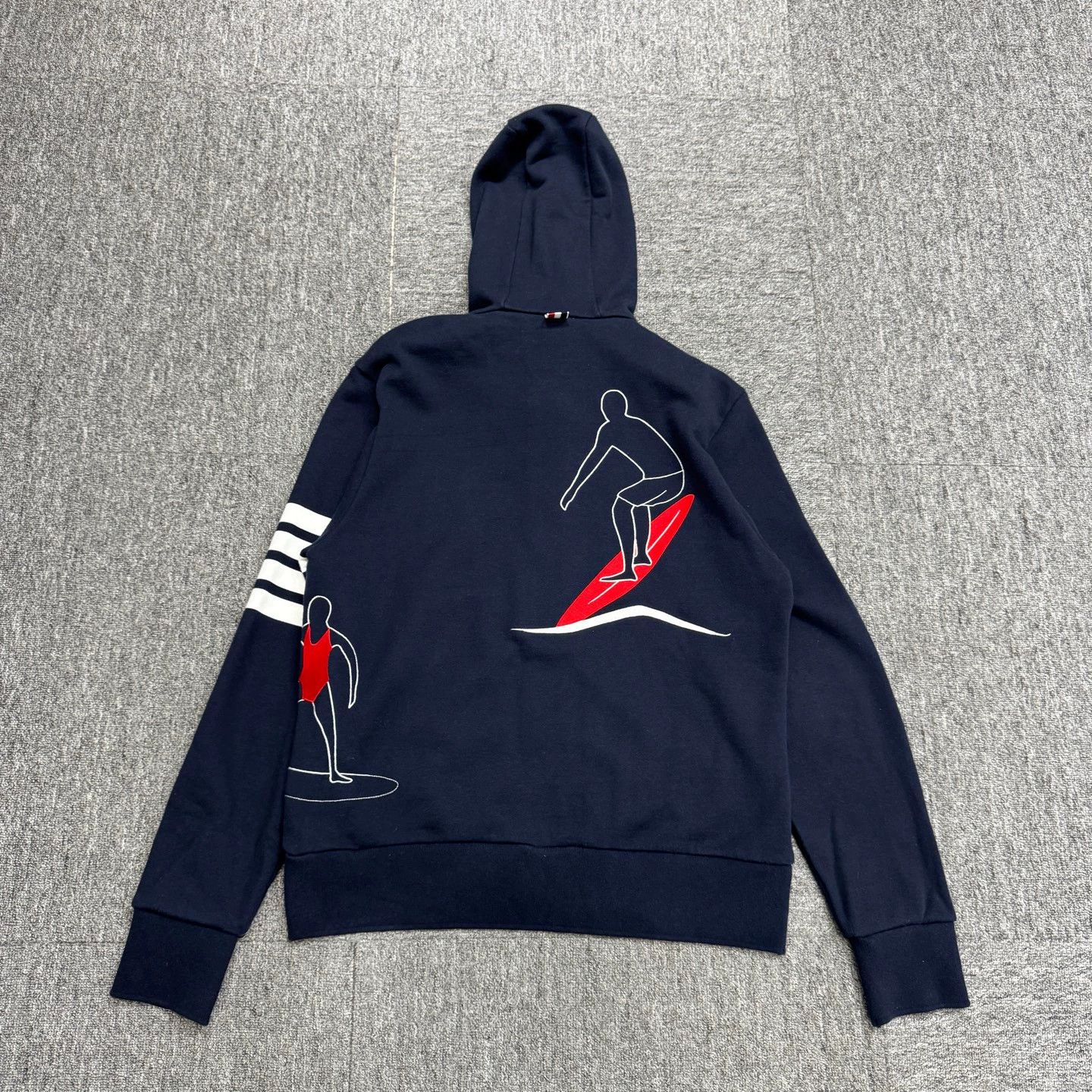 Thom Browne Thom Browne Surf Embroidery Hoodie 2 Size US M / EU 48-50 / 2 - 5 Thumbnail