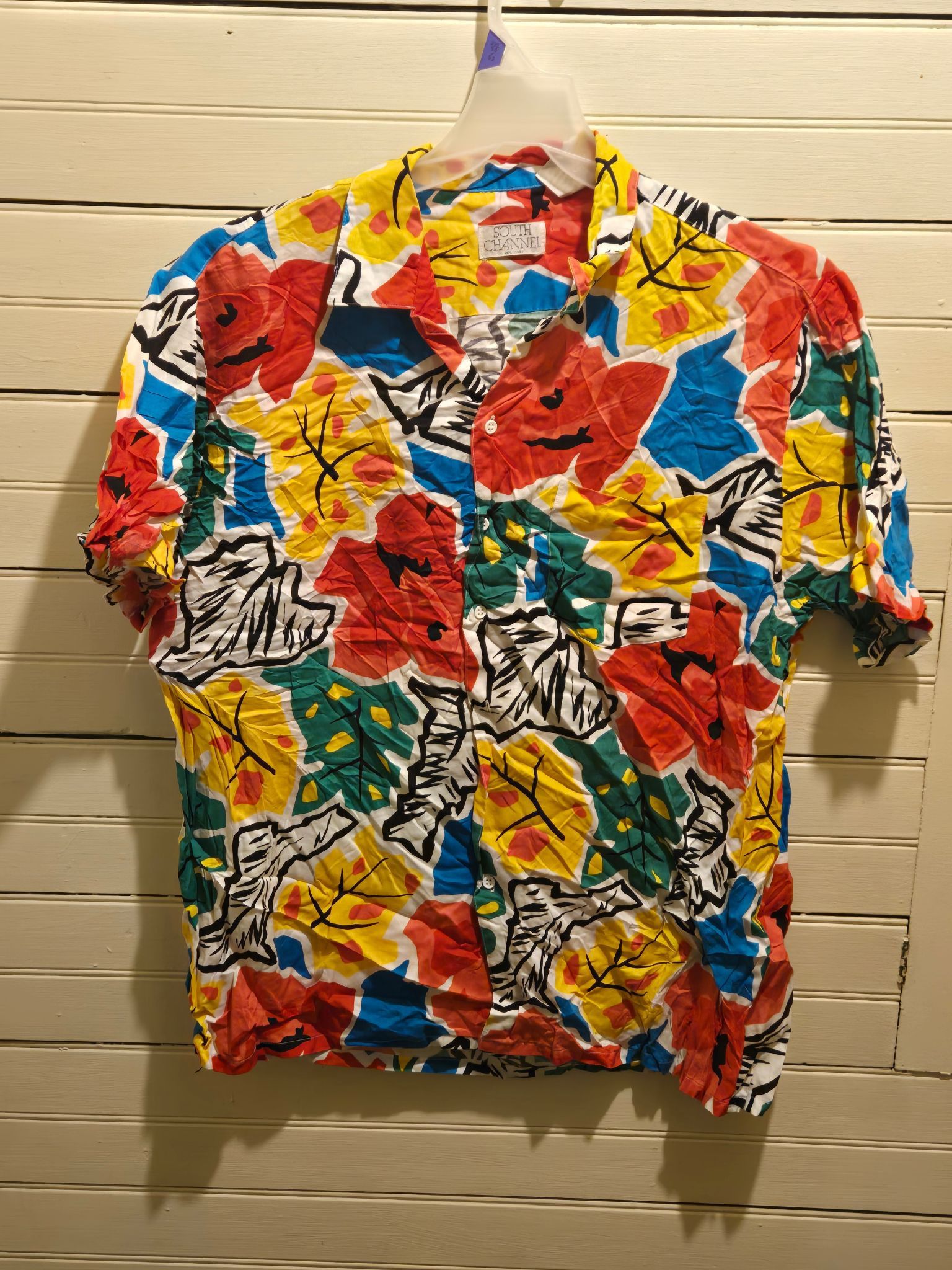 Other South Channel Shirt Mens S-M Tropical Floral Rayon Short Size US M / EU 48-50 / 2 - 1 Thumbnail