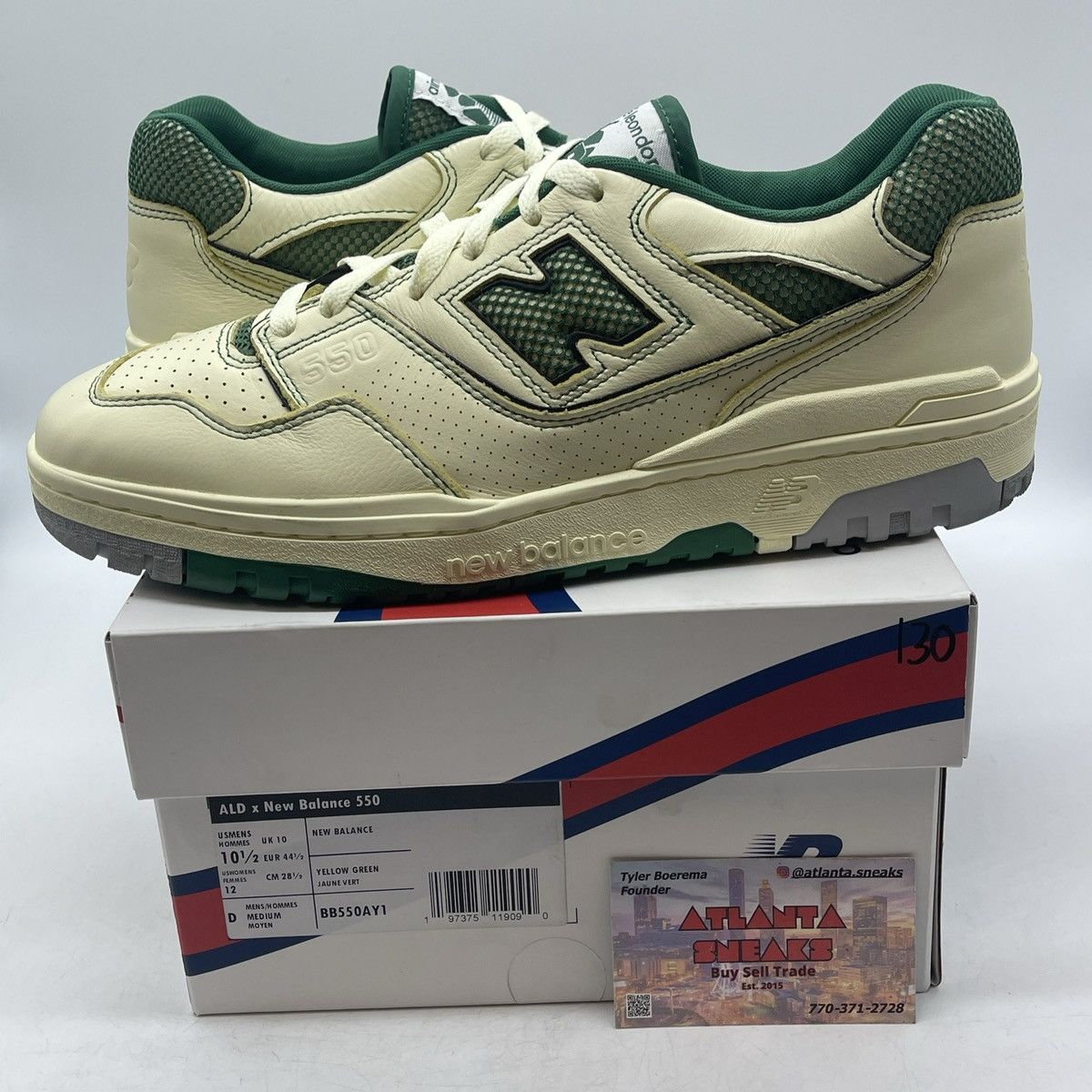 New Balance Aime Leon dore x 550 Masaryk classic pine Size US 10.5 / EU 43-44 - 1 Thumbnail