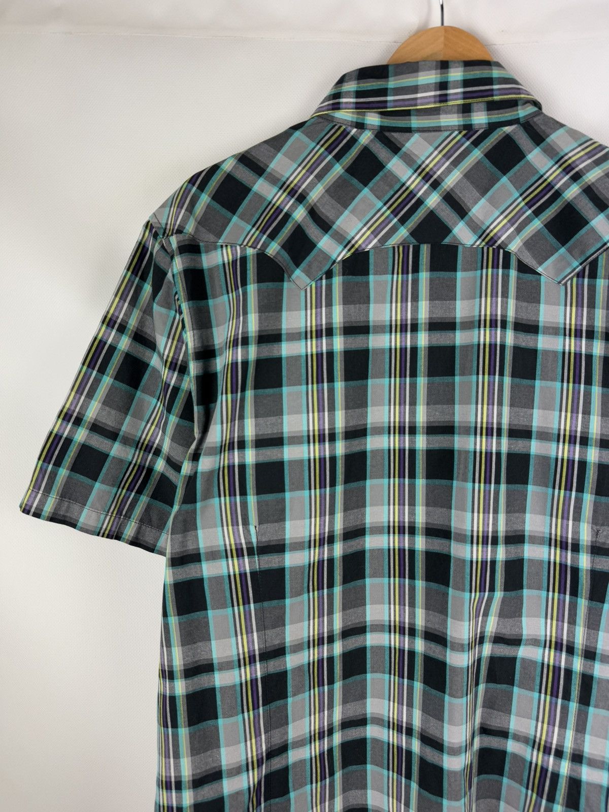 Oakley Oakley Short Sleeve Checked Western Outdoor Button Up Shirt Size US XL / EU 56 / 4 - 18 Thumbnail