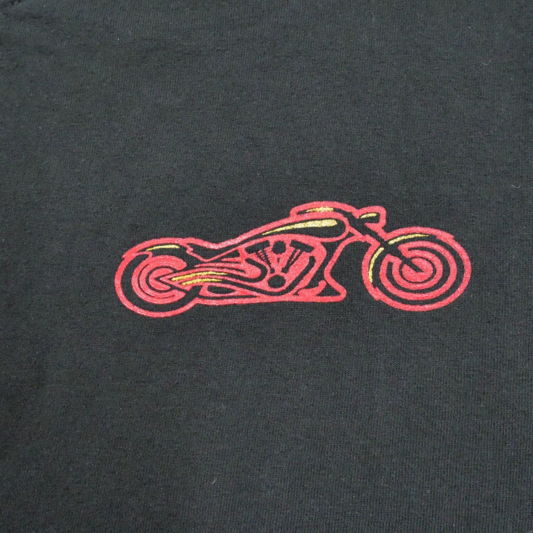 Gildan VINTAGE Motorcycle T Shirt Adult 3XL Black Springfield Missouri Chopper Route 66 Y2K Gildan Mens Shirts Size US XXL / EU 58 / 5 - 3 Thumbnail