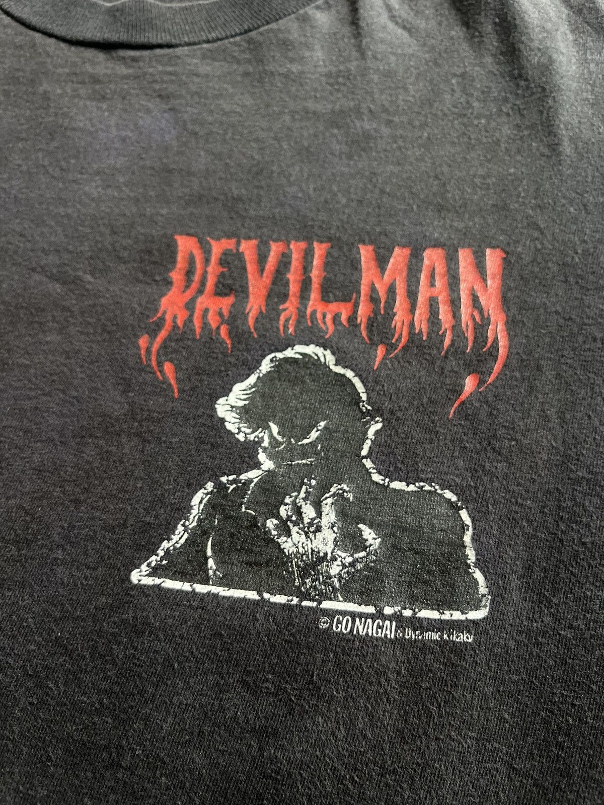 Anime Vintage 1993’s Devilman Go Nagai Anime T-Shirt Size US L / EU 52-54 / 3 - 7 Thumbnail