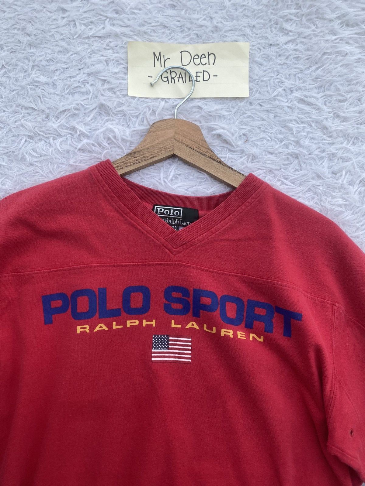 Polo Ralph Lauren Vintage Polo Sport Polo Ralph Lauren 3/4 Sleeves Shirt Size US M / EU 48-50 / 2 - 8 Thumbnail