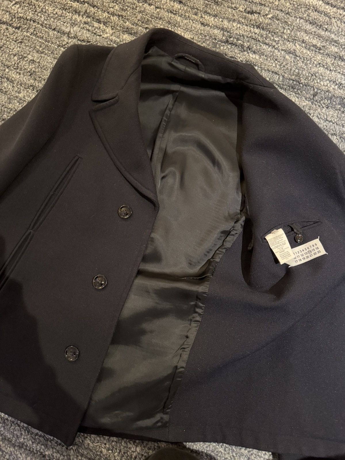 Maison Margiela Vintage Maison Margiela Navy Peacoat Made in Italy Size 52 Size US L / EU 52-54 / 3 - 8 Thumbnail