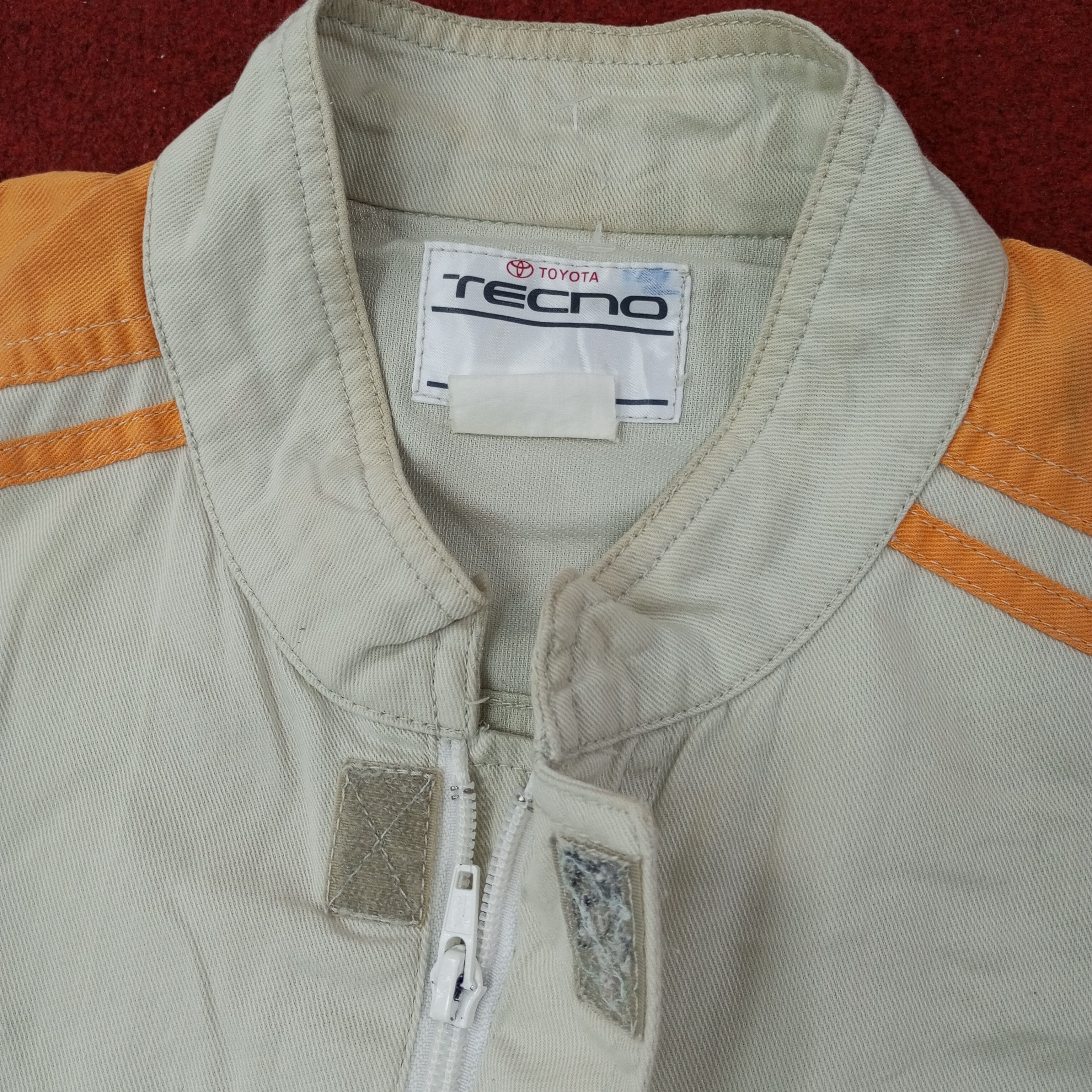 Vintage Toyota Corolla Tecno Racing Workwear Coverall Jacket c238n1 Size US L / EU 52-54 / 3 - 9 Thumbnail