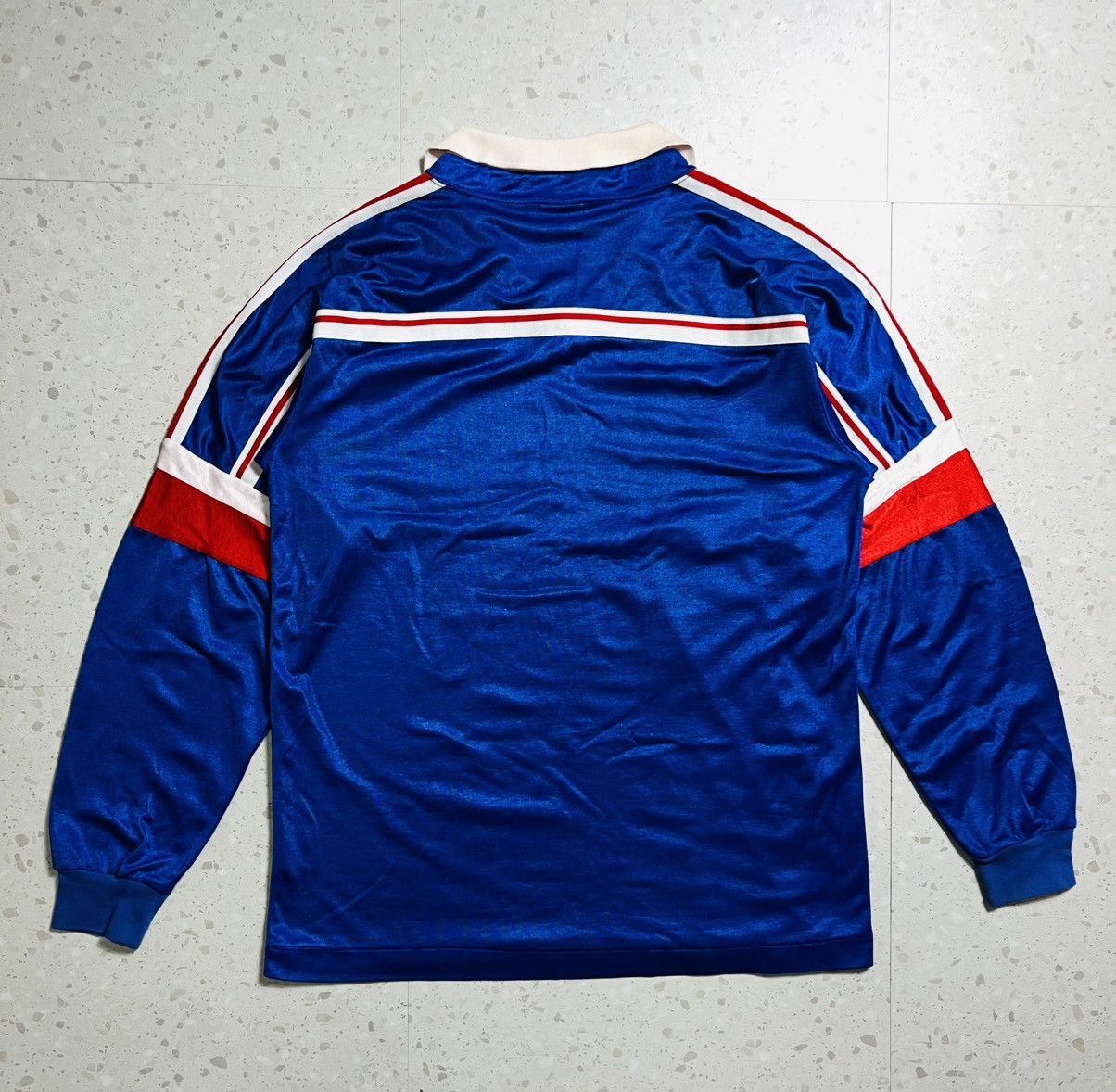 Adidas Vintage 1986 Adidas tamplate France jersey Size US M / EU 48-50 / 2 - 2 Thumbnail