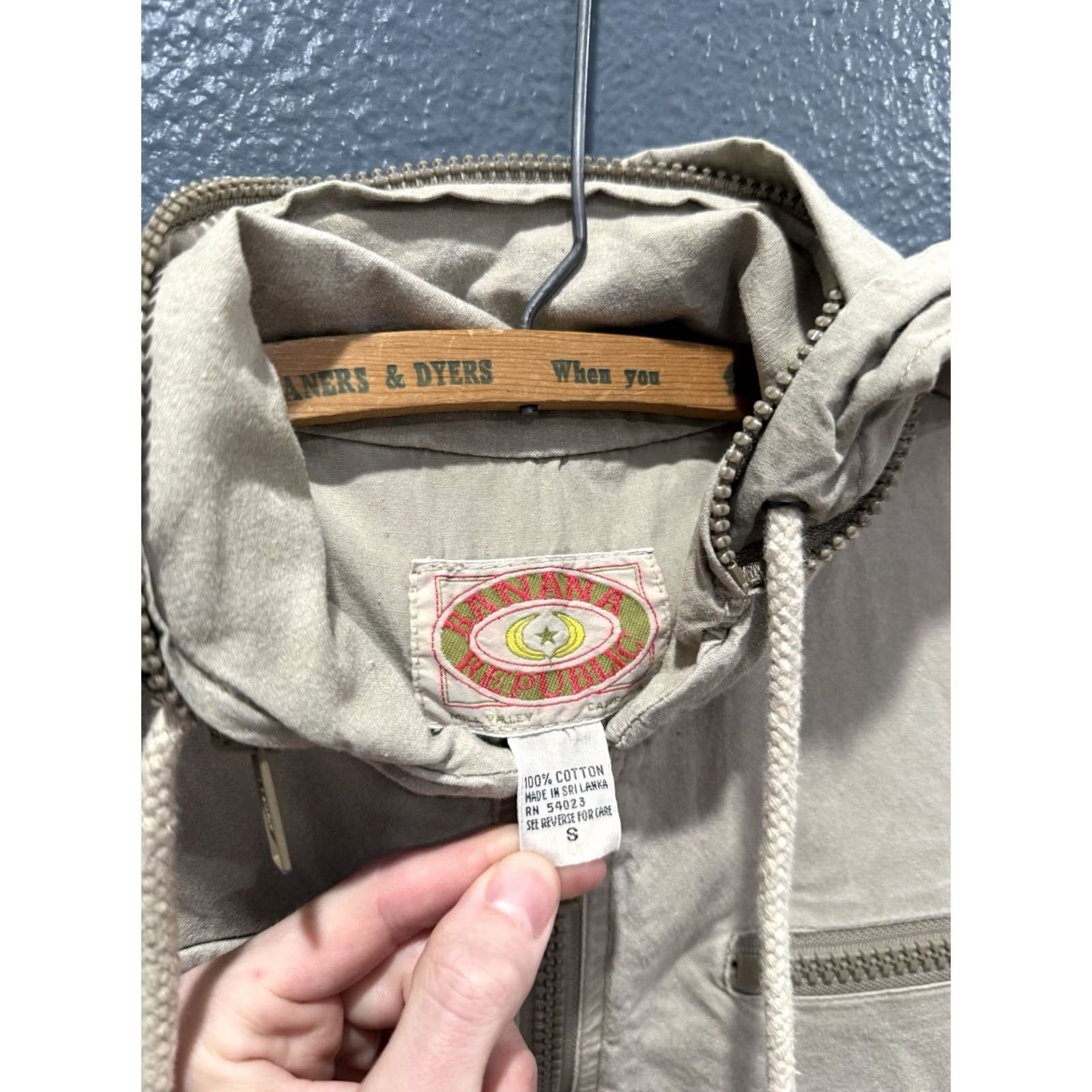Banana Republic VINTAGE Banana Republic Vest Shirt Zip Beige 90s Size S Men Cotton Cargo Safari Khaki Bag? Size US S / EU 44-46 / 1 - 2 Thumbnail