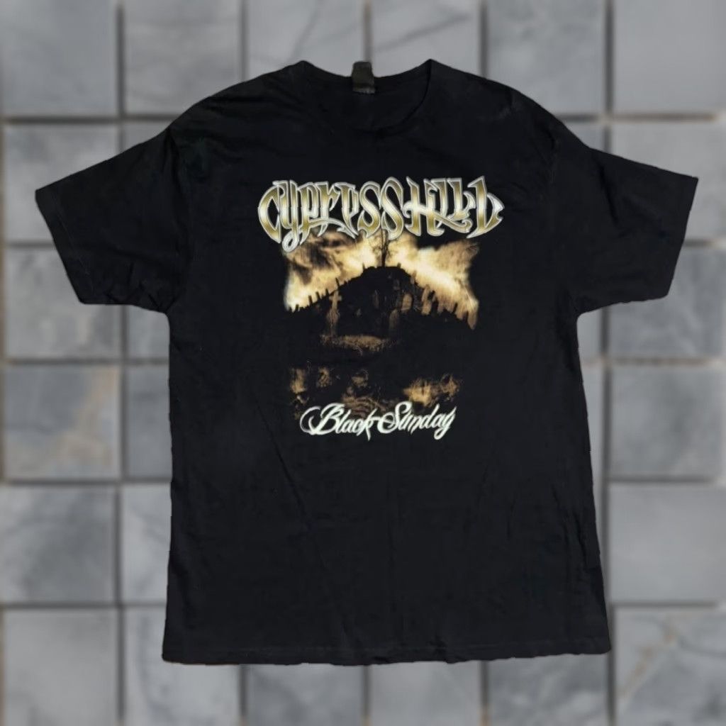 Vintage Cypress Hill Black Sunday Band T-Shirt Black Men’s XL 21x30 Size US XL / EU 56 / 4 - 1 Thumbnail