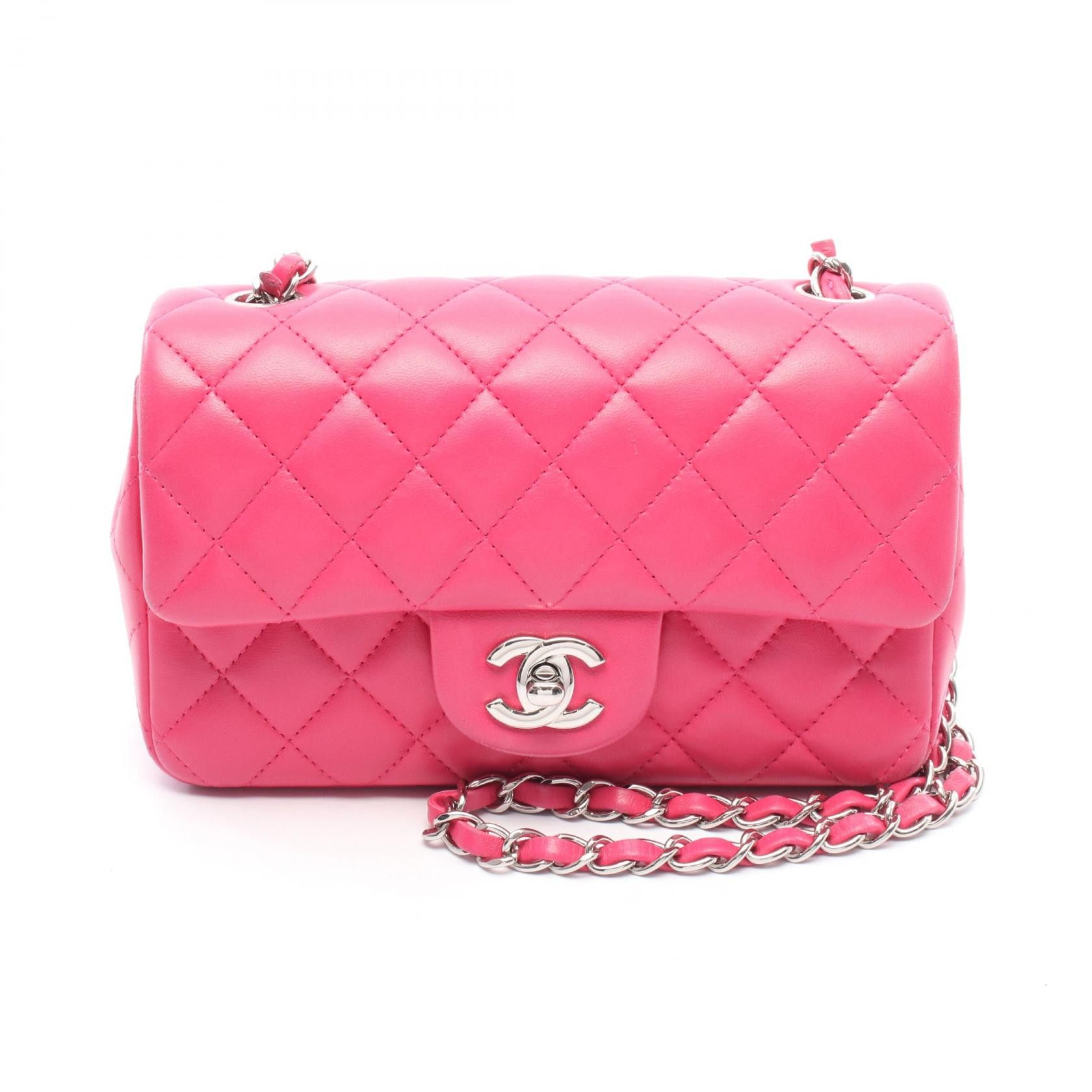 Chanel Chanel Chanel Mini Matelasse 20 Lambskin Shoulder Bag Leather Shoulder Bag A01163 Size ONE SIZE - 1 Thumbnail