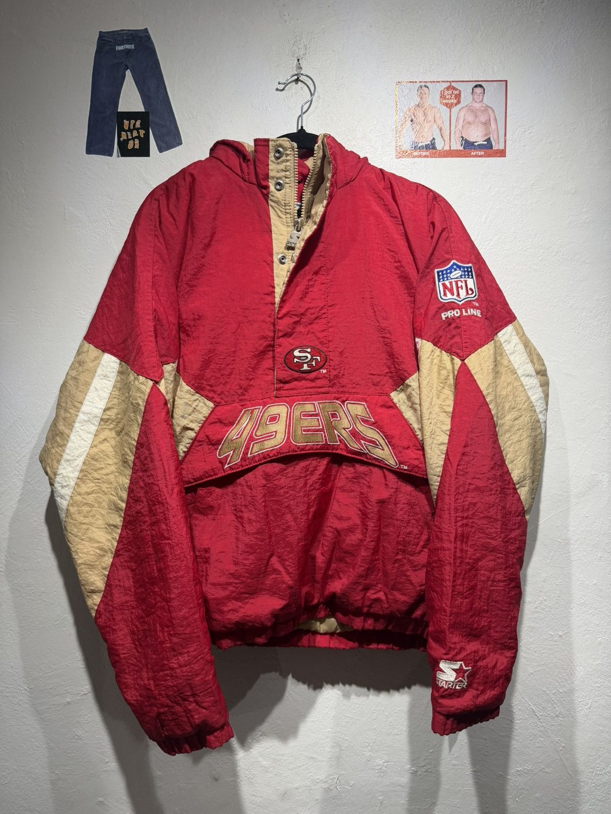 Starter Vintage San Francisco 49ers starter jacket Size US XL / EU 56 / 4 - 1 Thumbnail