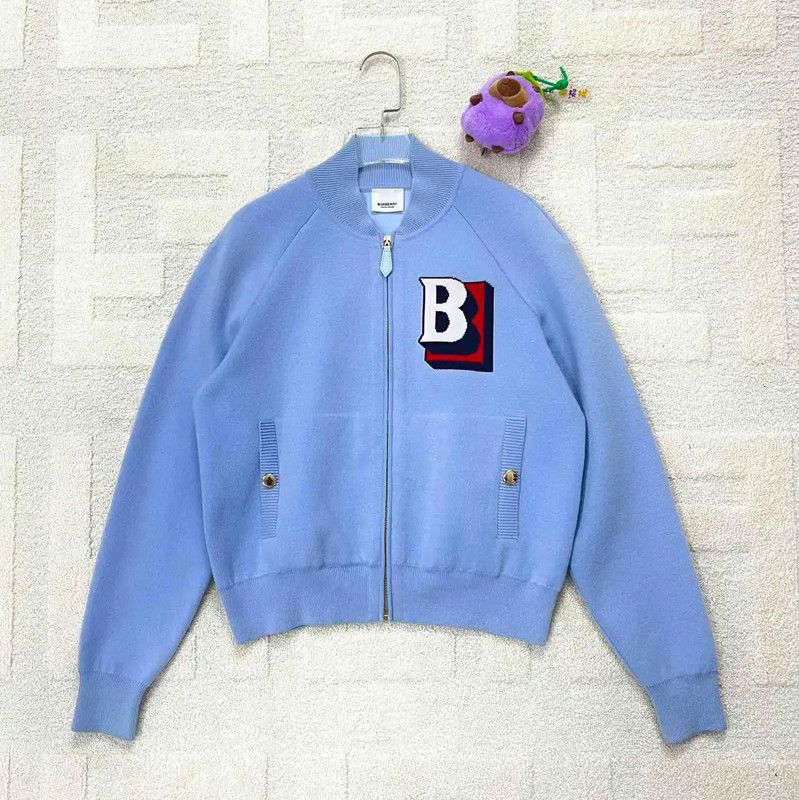Burberry Burberry Blue Women's Jacket Size M Size M / US 6-8 / IT 42-44 - 1 Thumbnail