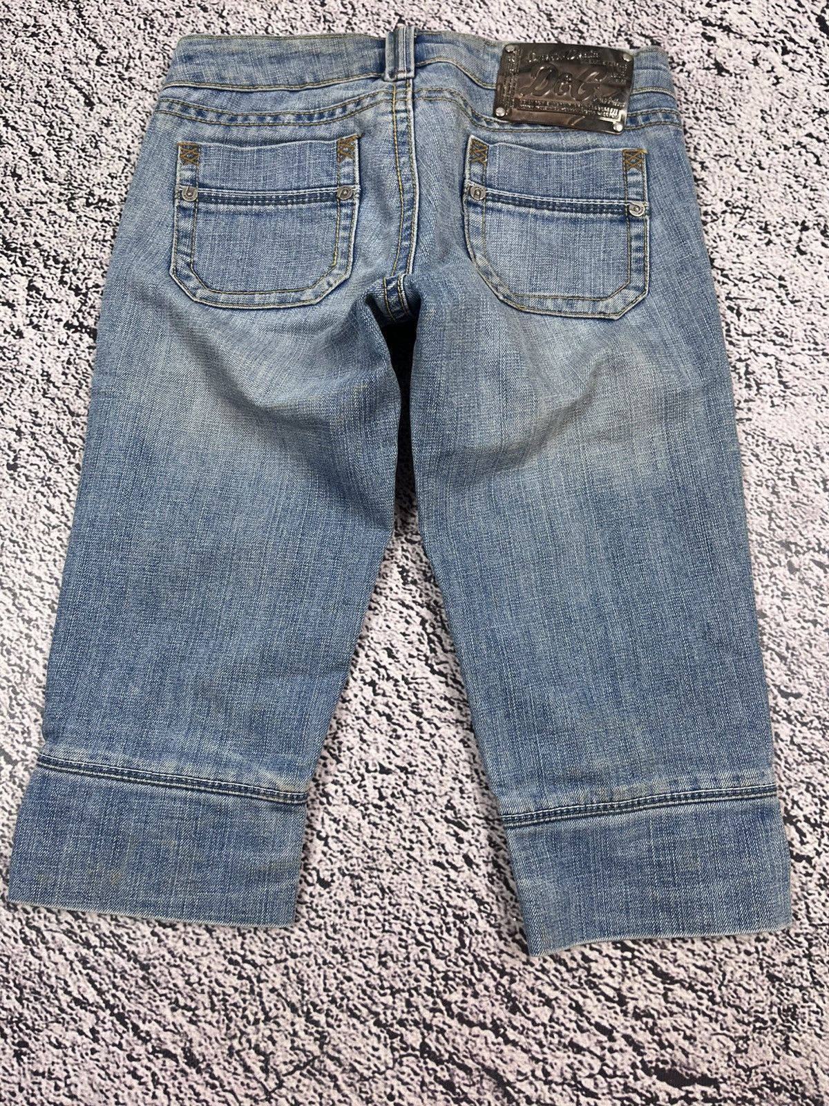 Dolce & Gabbana Vintage Dolce Gabbana Denim Breeches 3/4 Shorts Logo Size 27" / US 4 / IT 40 - 10 Thumbnail