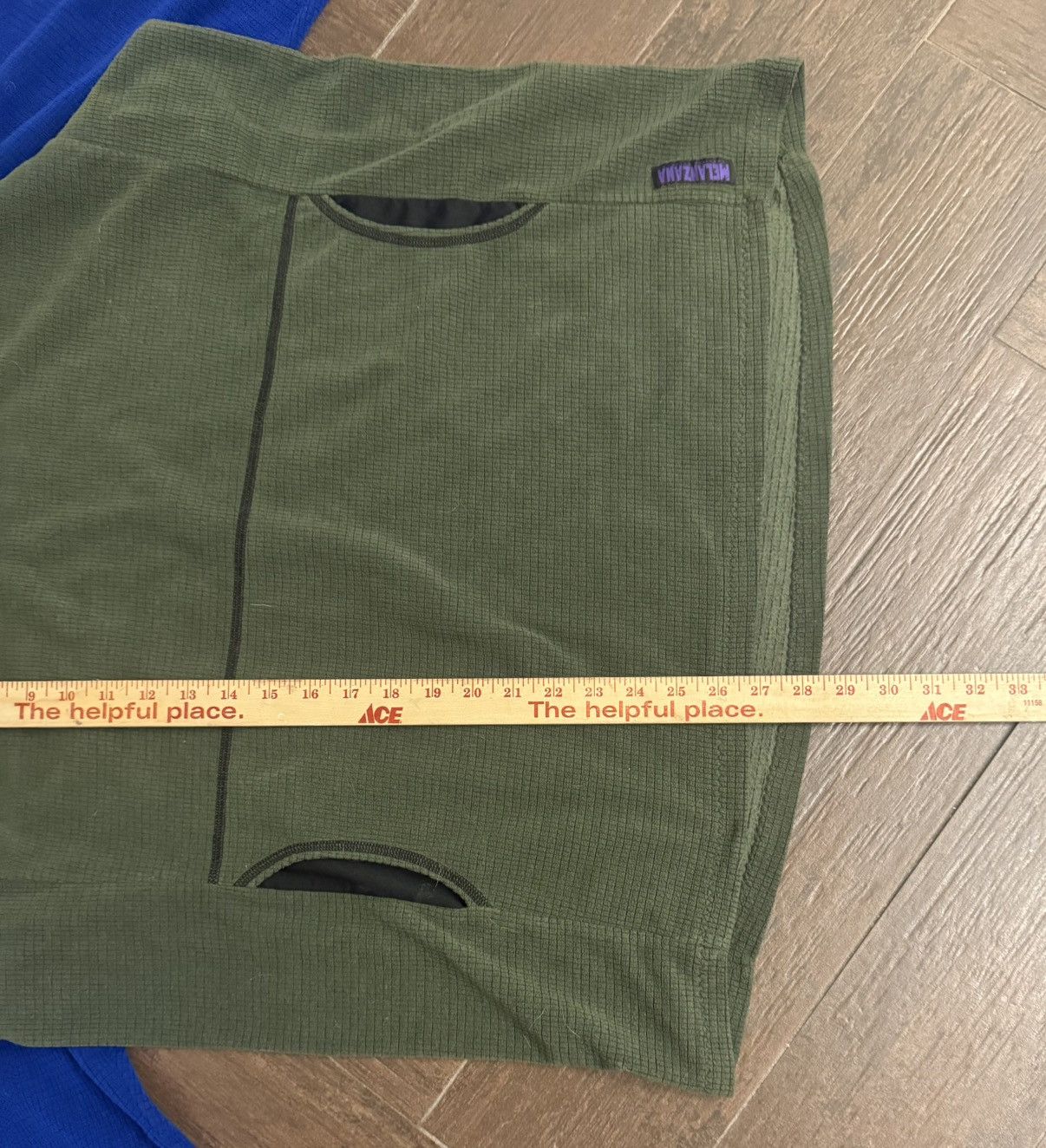 Melanzana Melanzana Microgrid Hoodie Mens XXL Green Blue Fleece Size US XXL / EU 58 / 5 - 3 Thumbnail