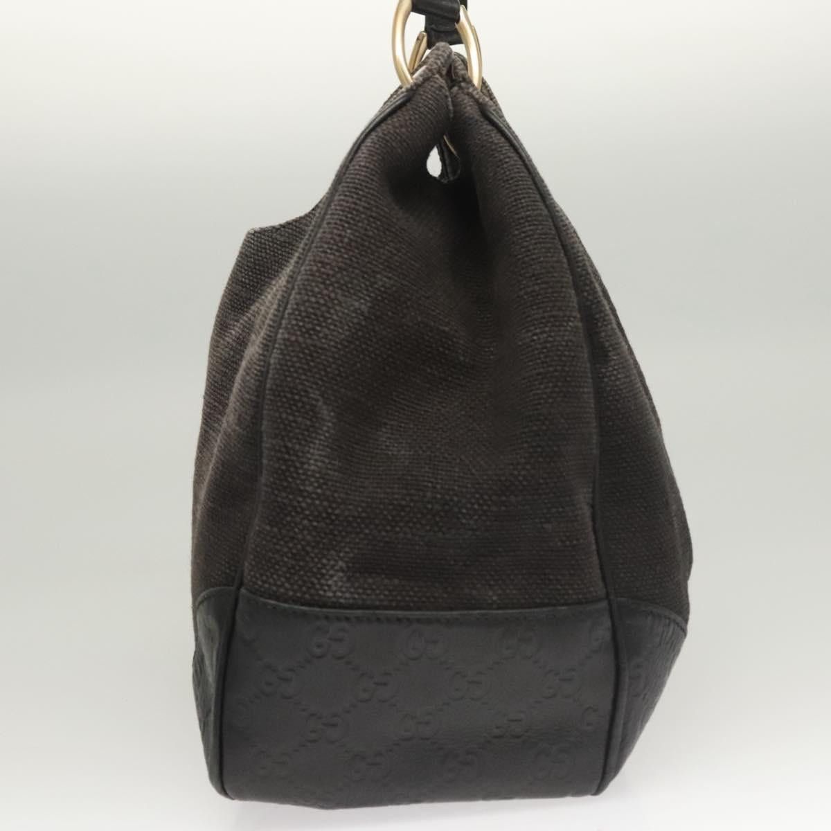 Gucci GUCCI Shoulder Bag Canvas Outlet Black Gold Size ONE SIZE - 5 Thumbnail