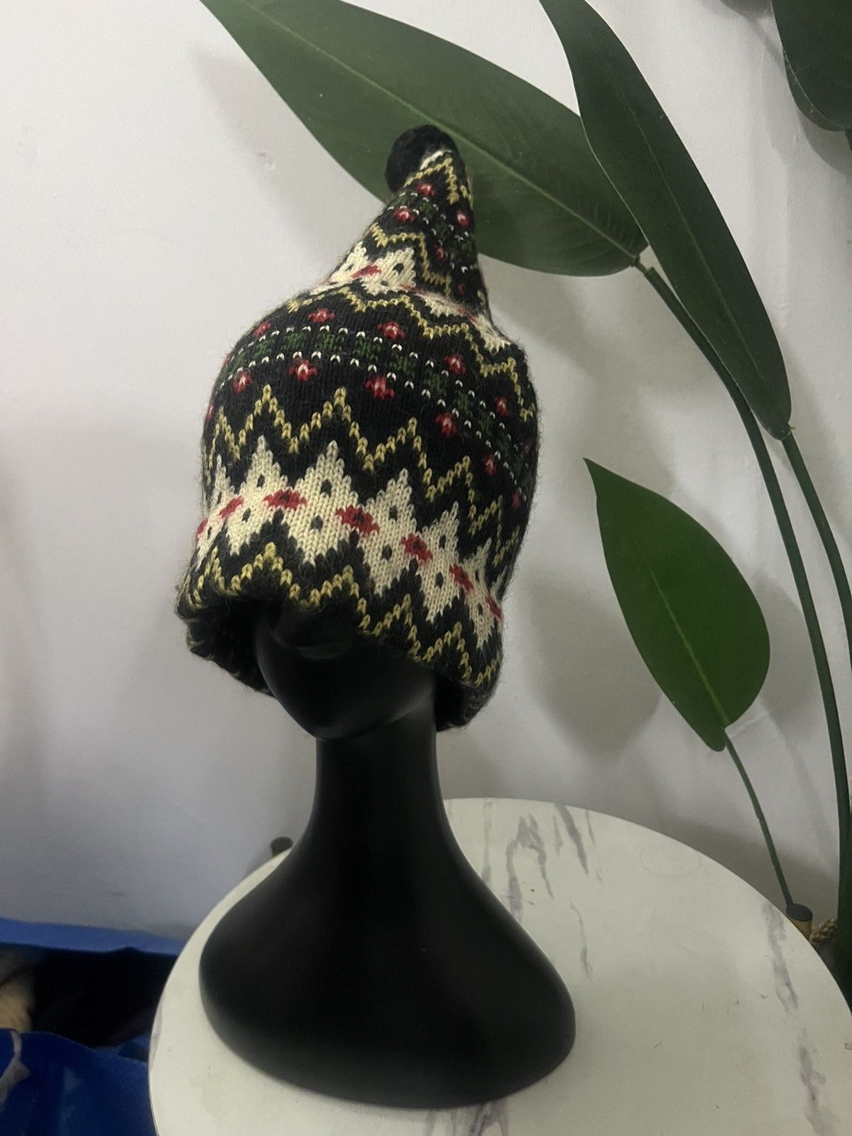 Palace Needles Hairy Square Beanie Multi Fabric