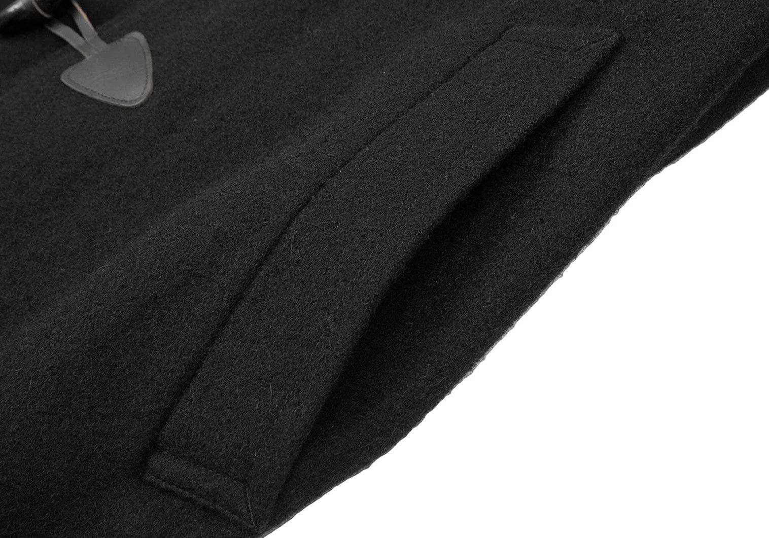 Comme des Garcons Homme Plus Melton Duffle Coat in Black, Size M Size US M / EU 48-50 / 2 - 10 Thumbnail