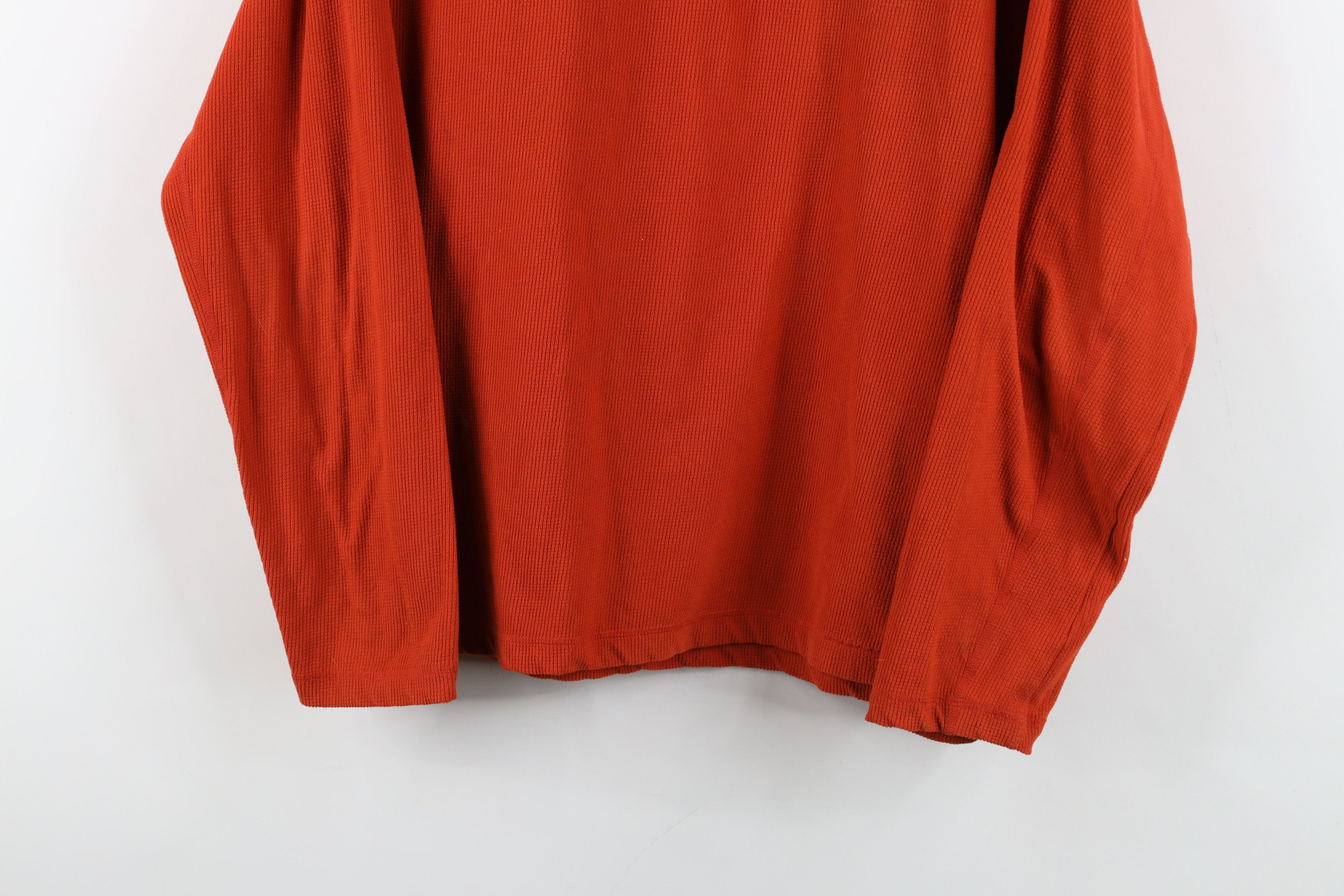 Nike Vintage Nike ACG Mini Swoosh Thermal Fleece Sweater Orange Size US S / EU 44-46 / 1 - 3 Thumbnail