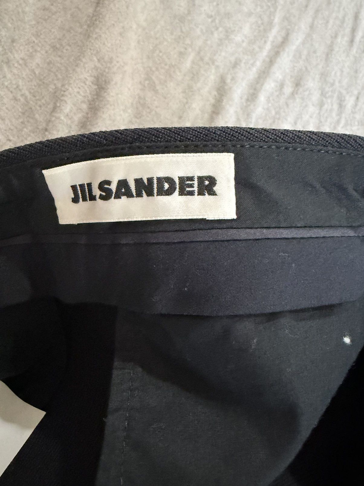 Jil Sander Jil Sander Virgin Wool palazzo Luigi Ankle Button Trouser Size US 30 / EU 46 - 3 Thumbnail