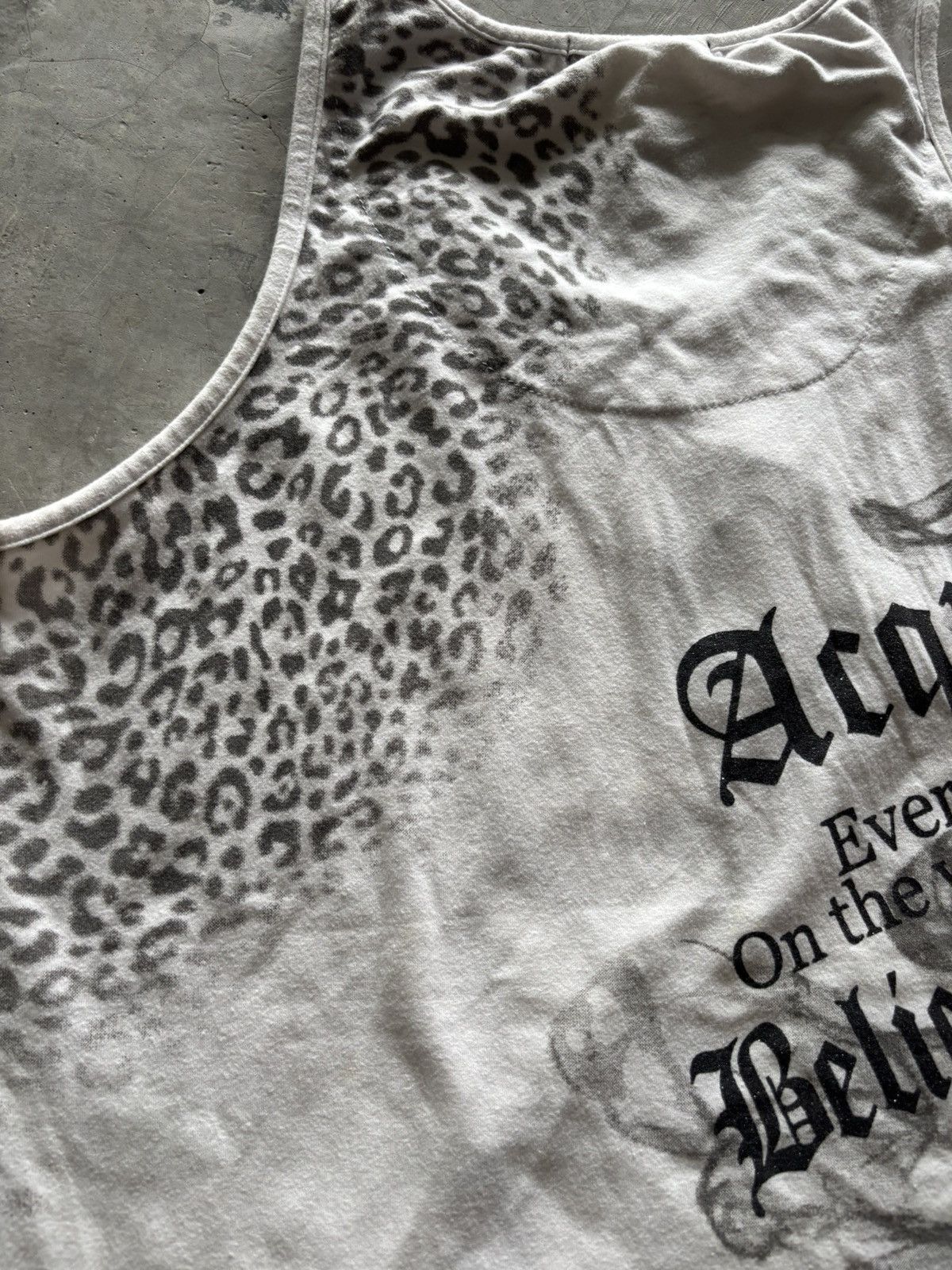 Hysteric Glamour Y2K clash ahead poem leopard print with glitter design Size US M / EU 48-50 / 2 - 15 Thumbnail
