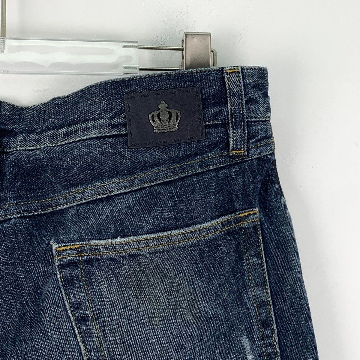 Dolce & Gabbana Dolce & Gabbana Washed Distressed Denim Casual Pants K26WX Size US 30 / EU 46 - 5 Thumbnail