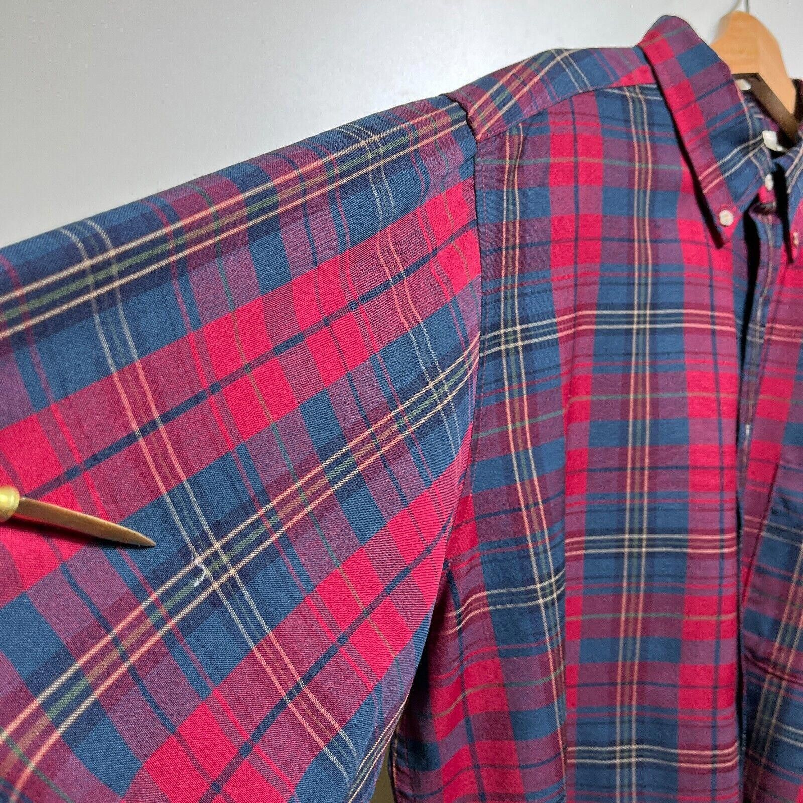Pendleton × Vintage Vintage 90s Sir Pendleton Plaid Wool Button Shirt Size XL Size US XL / EU 56 / 4 - 7 Thumbnail