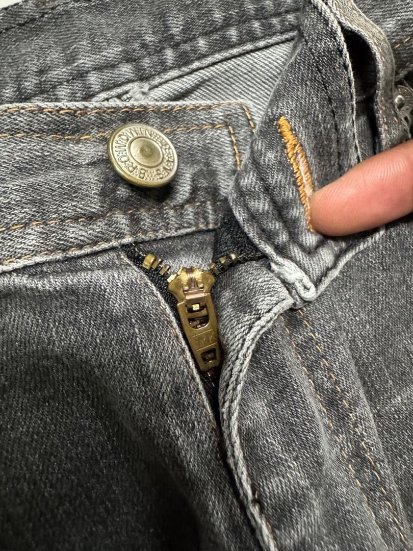 Japanese Brand 💥FLARED💥VINTAGE 90s STYLE JAPANEDE WHISKER BOOTCUT JEANS Size US 27 - 7 Thumbnail