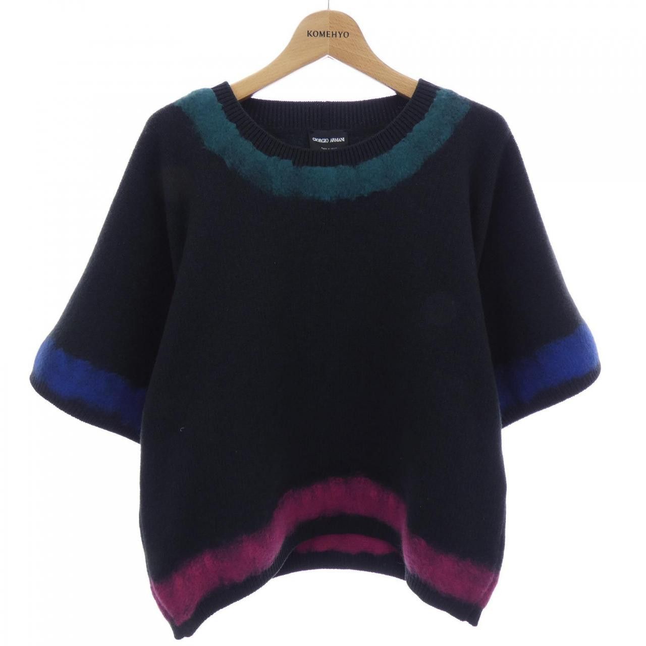 Giorgio Armani Giorgio Armani Giorgio Armani Cashmere Blend Knitwear Textile Tops DUTY FREE for USA Size ONE SIZE - 1 Thumbnail