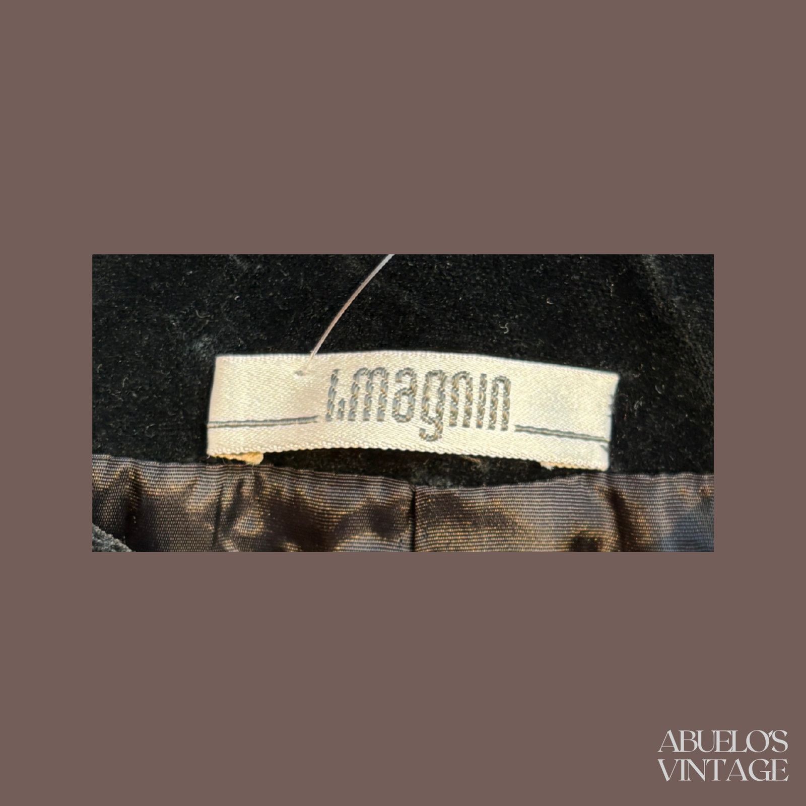 Vintage VTG Velvet Jacket | I. Magnin Black | Minimal Core Size S / US 4 / IT 40 - 3 Thumbnail