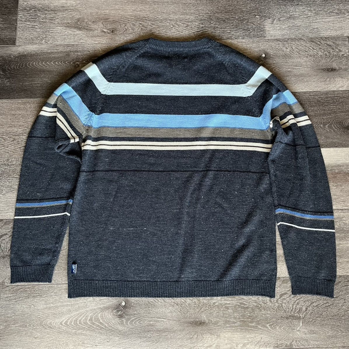 Billabong Vintage 2000s Billabong Striped Skater Crewneck Sweater Y2K Size US L / EU 52-54 / 3 - 2 Thumbnail
