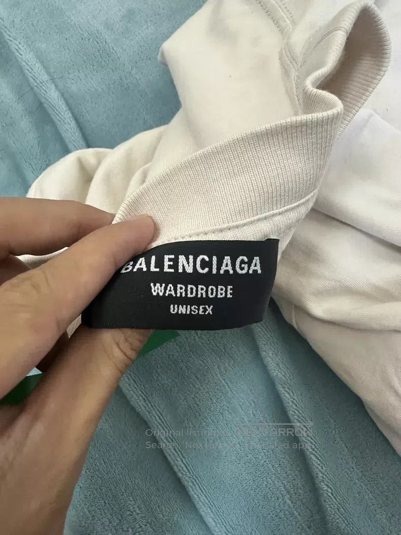 Balenciaga Balenciaga Letter logo print round neck short sleeve T-shi Size US XL / EU 56 / 4 - 7 Thumbnail