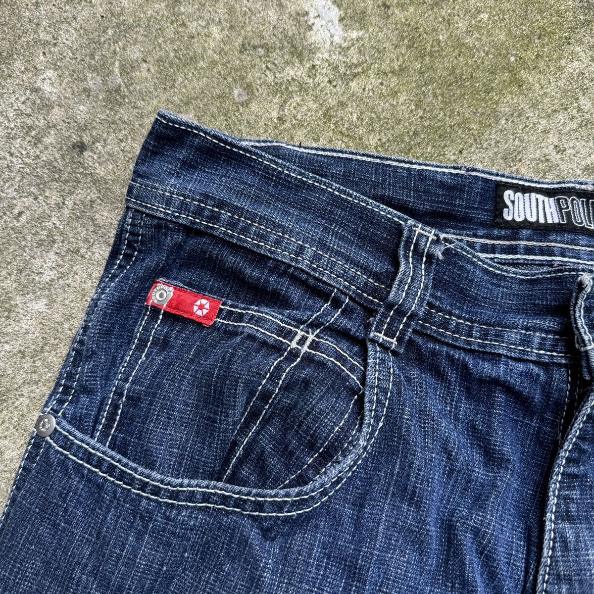 Southpole Y2K Southpole Faded Skater Jean Shorts ERD Grunge Thrashed Size US 32 / EU 48 - 10 Thumbnail