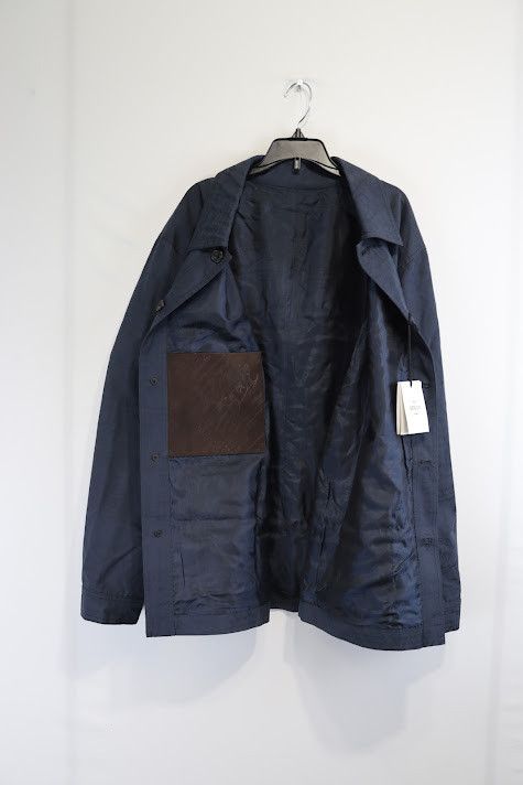 Berluti o1rshd1 Button up Jacket in Navy Blue Size US L / EU 52-54 / 3 - 9 Thumbnail
