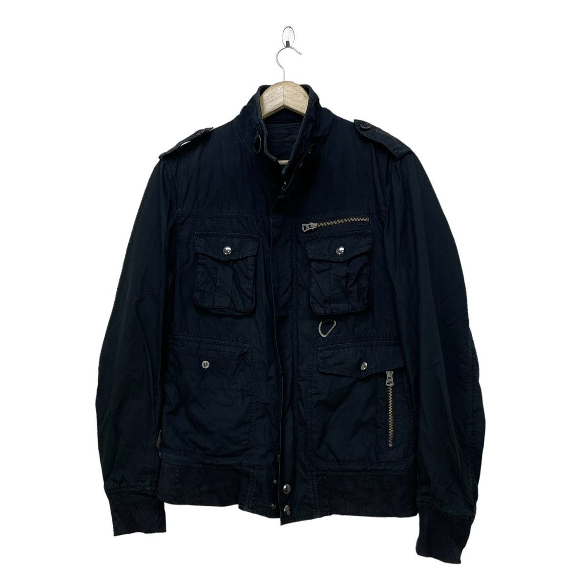 Edifice Japan × If Six Was Nine × Le Grande Bleu (L.G.B.) Japanese Brand Edifice Multi Pocket Bomber Light Jacket Size US M / EU 48-50 / 2 - 1 Thumbnail