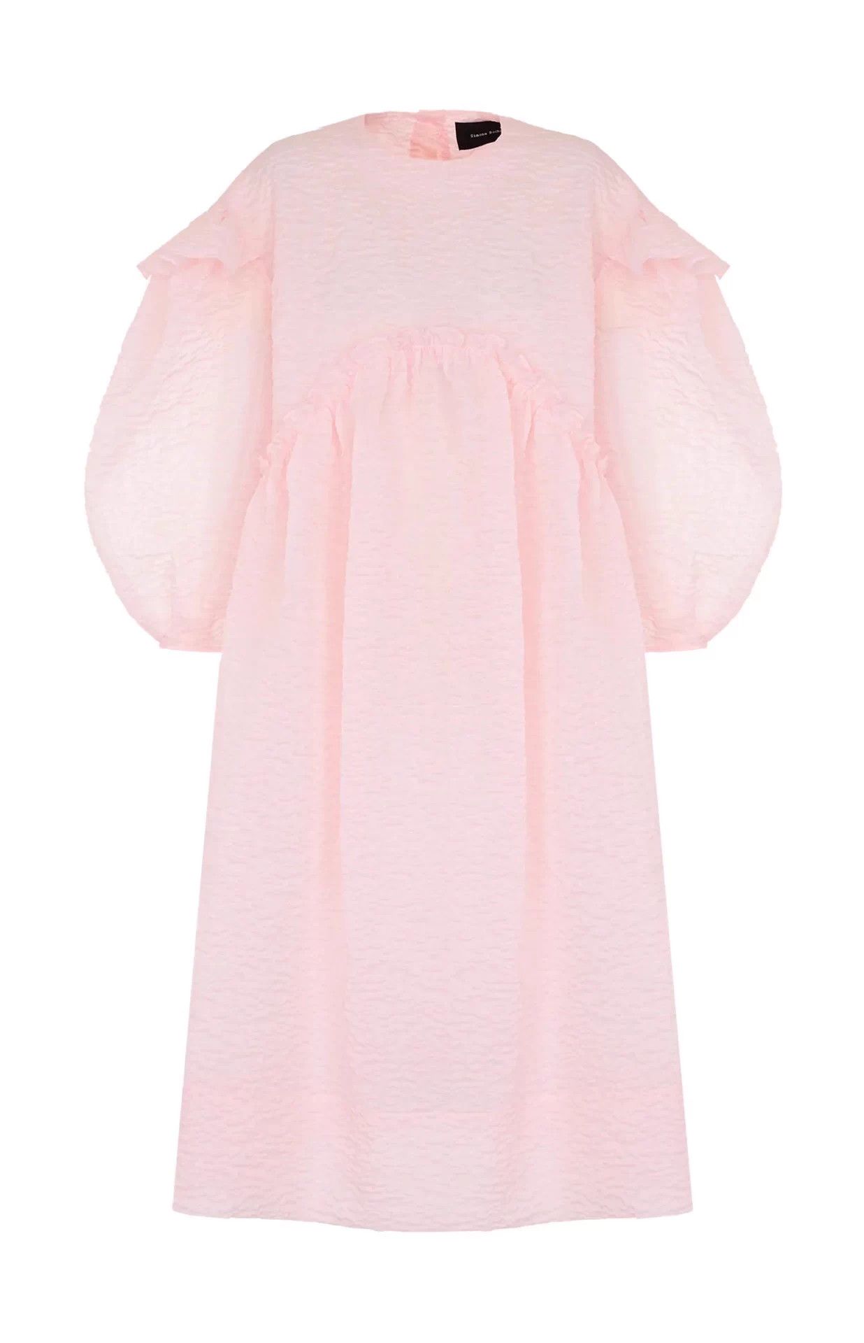 Simone Rocha Simone Rocha Sakura Pink Puff Sleeve M/L Oversized Dress Size XS / US 0-2 / IT 36-38 - 1 Thumbnail