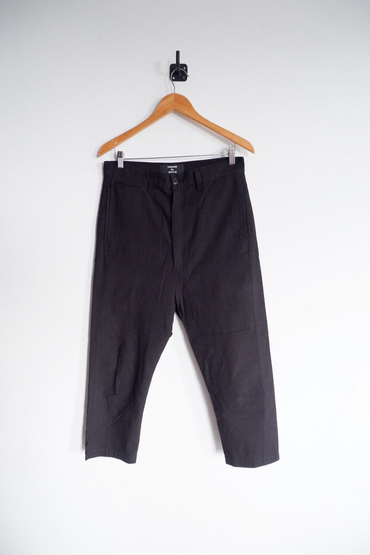CABANE de ZUCCa Vintage Cabane de Zucca Textured Highwaist Pants Size US 30 / EU 46 - 1 Thumbnail