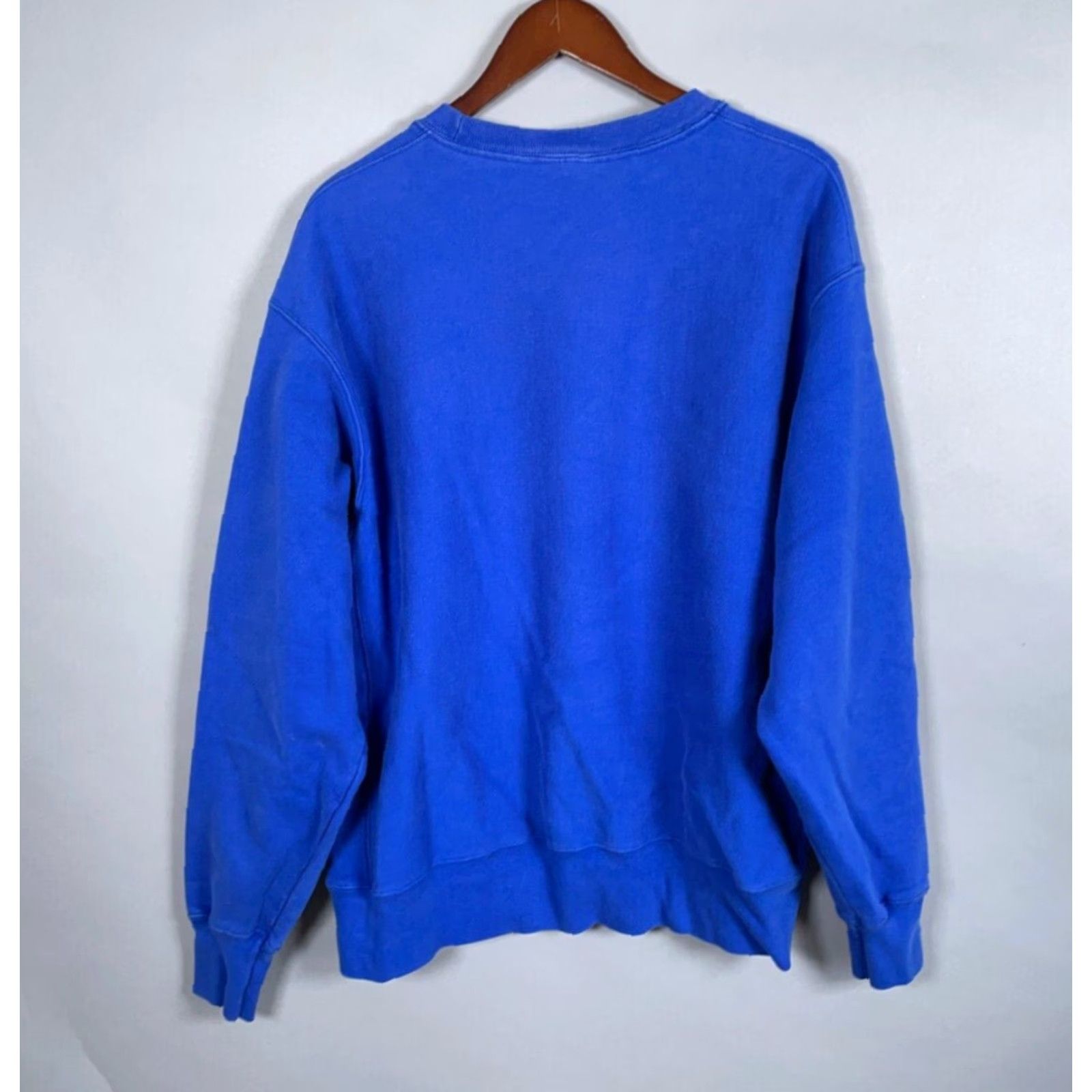 Champion VINTAGE Champion Reverse Weave Sweatshirt Adult XL Blue Gold Graphic 90s Mens Size US XL / EU 56 / 4 - 3 Thumbnail