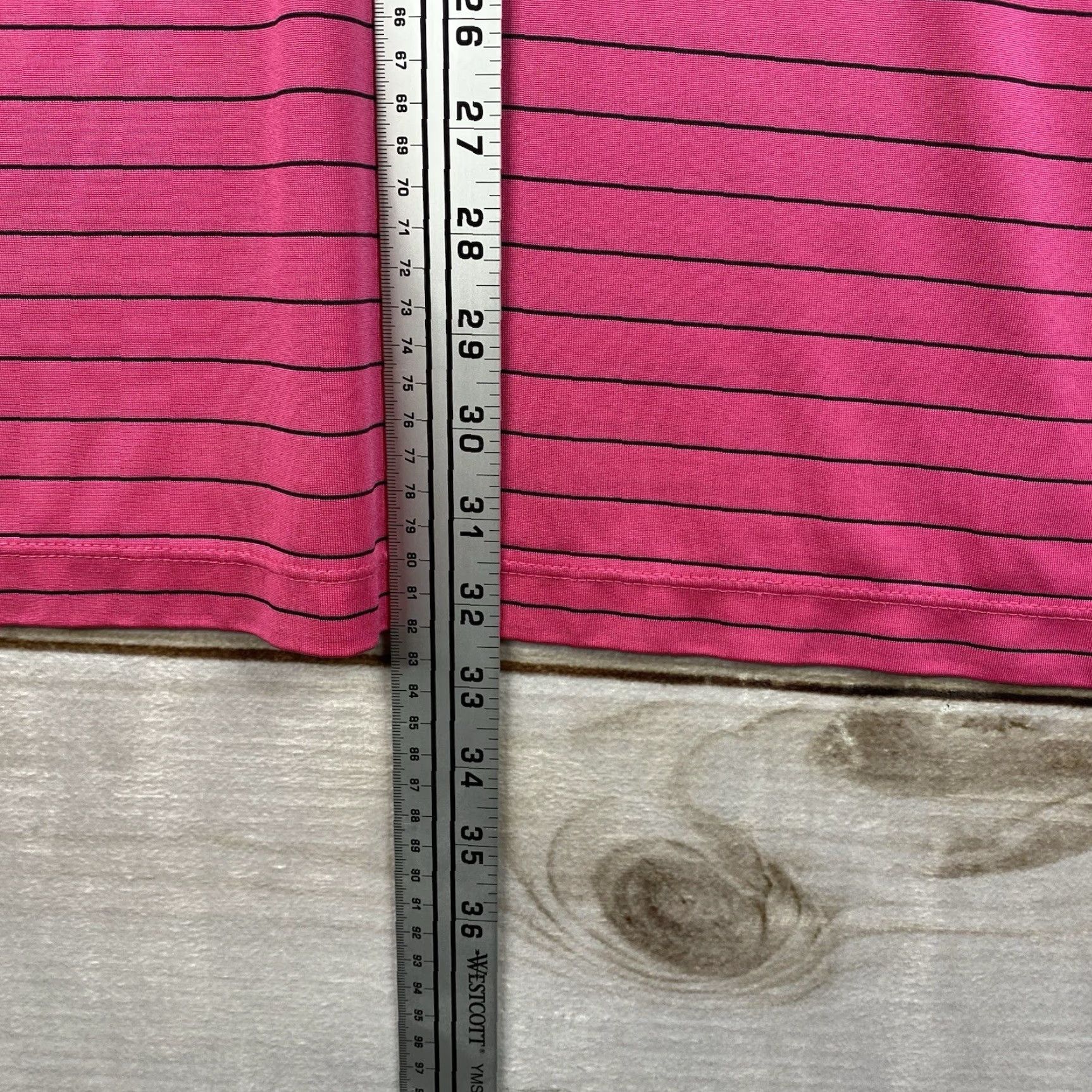 Vintage Polo Golf Bermuda Sands Shirt XL Pink Striped Short Sleeve Golf Polo Men’s Regular Fit Logo Size US XL / EU 56 / 4 - 4 Thumbnail