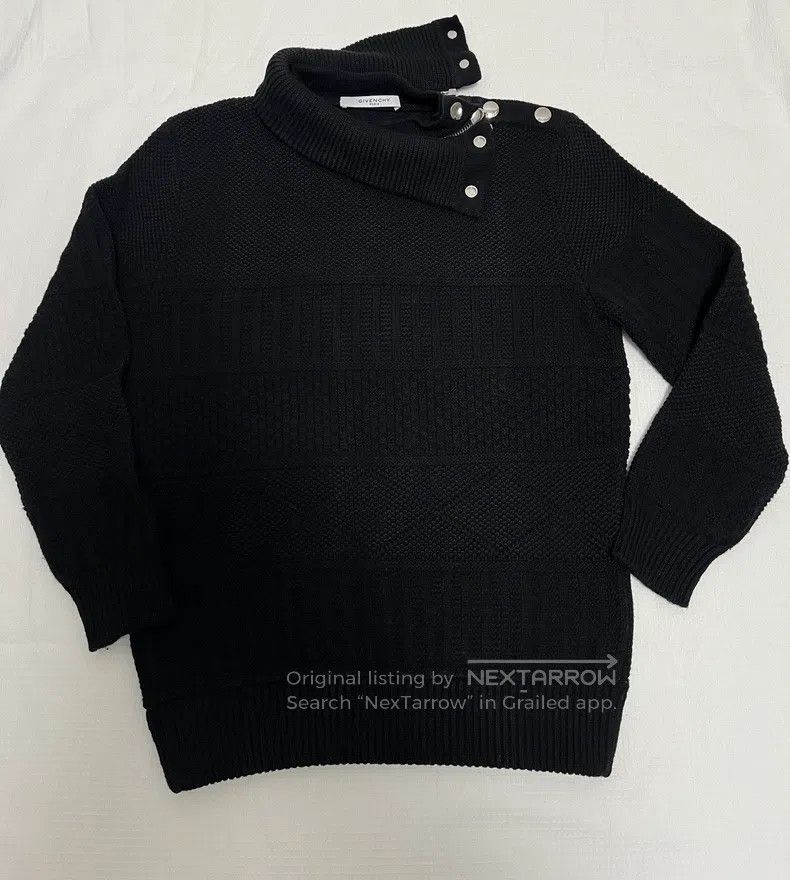 Givenchy Givenchy Zipper Hidden Button Sweater Size US L / EU 52-54 / 3 - 1 Thumbnail