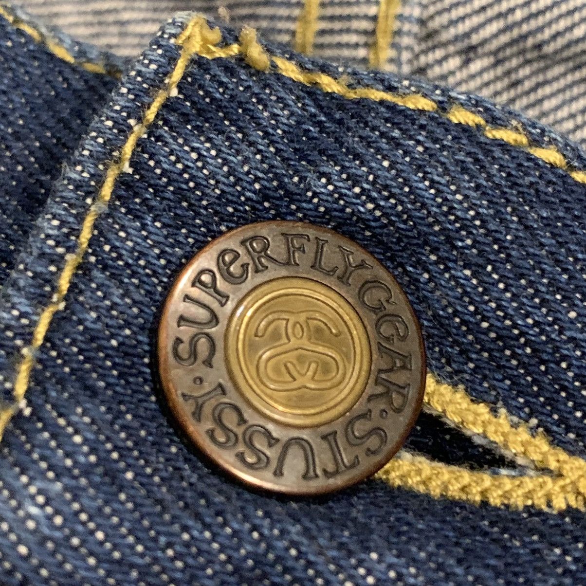 Stussy Vintage 2001 Old Stussy "Stand Firm" Rough & Rugged Jeans Size US 38 / EU 54 - 6 Thumbnail