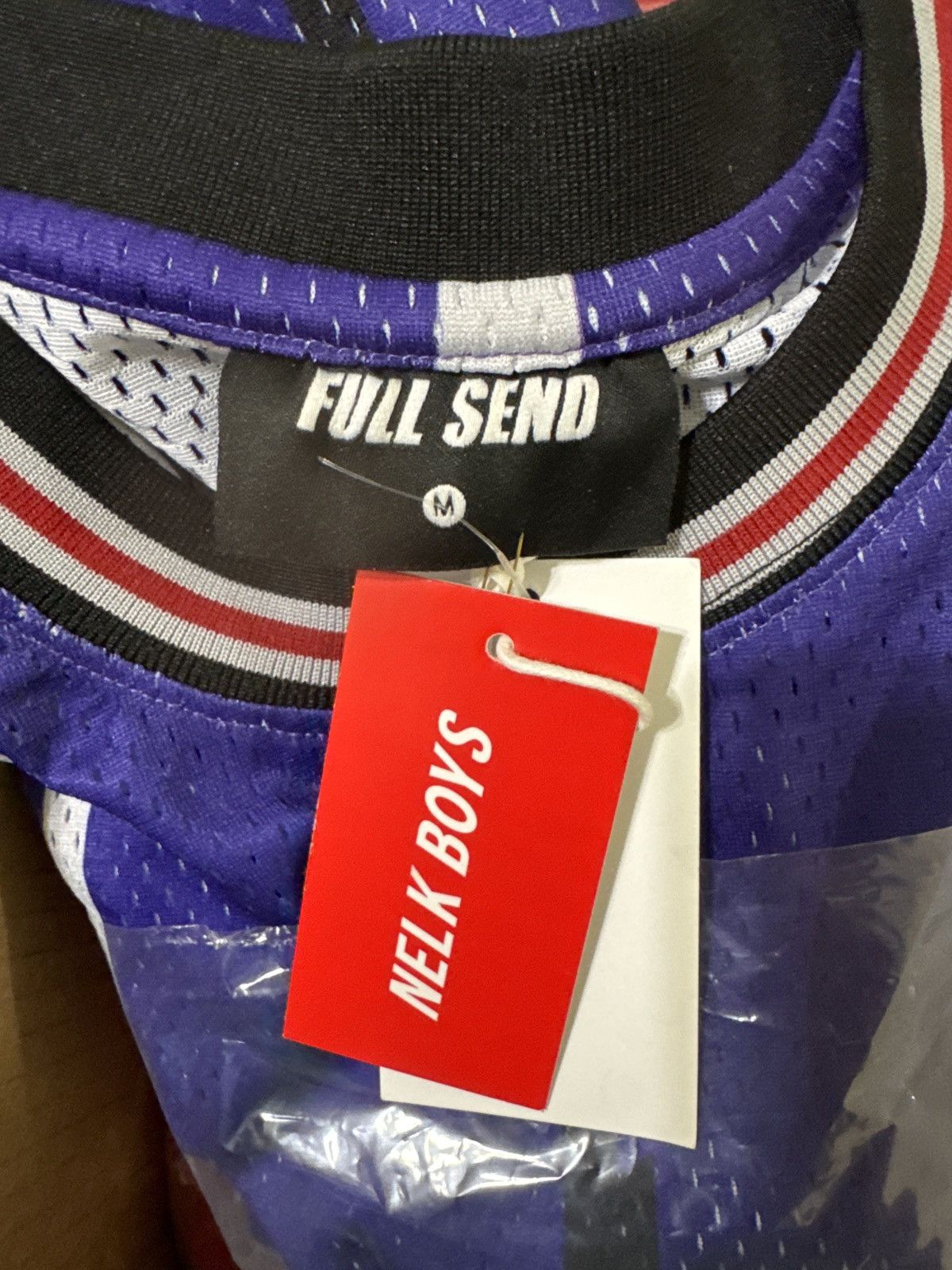 Full Send Full Send x Nelk Boys Basketball Jersey Size US M / EU 48-50 / 2 - 4 Thumbnail