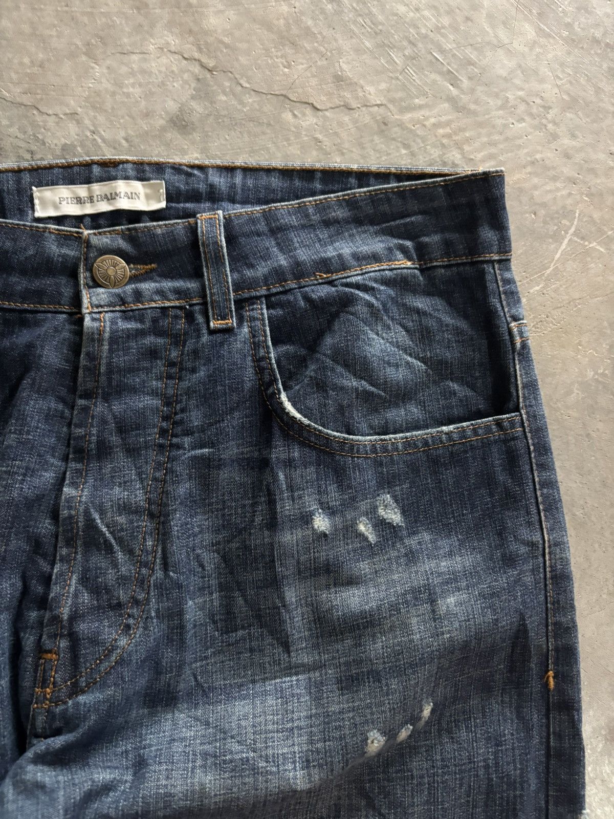 Pierre Balmain PIERRE BALMAIN SKINNY DISTRESSED DECARNIN HEDI SLIMANE STYLE Size US 32 / EU 48 - 12 Thumbnail