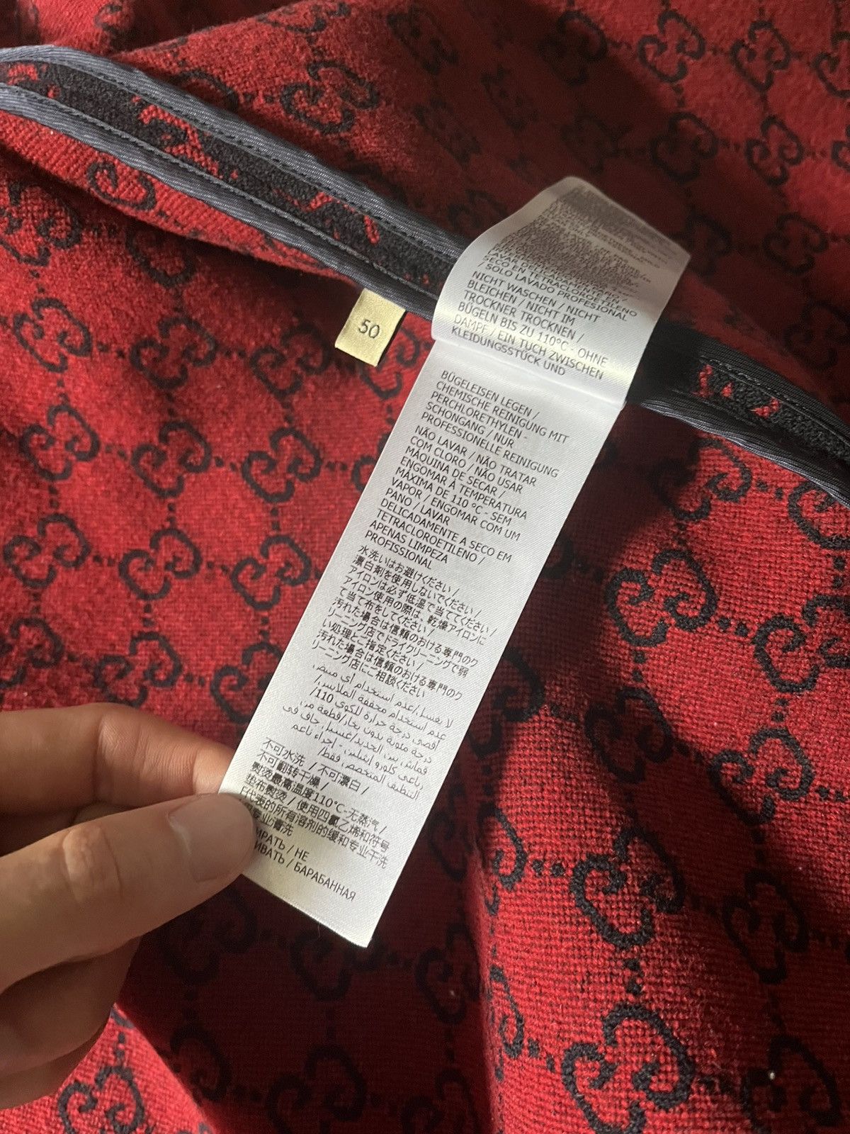 Gucci Gucci GG Jacquard shirt jacket wool Size US M / EU 48-50 / 2 - 16 Thumbnail
