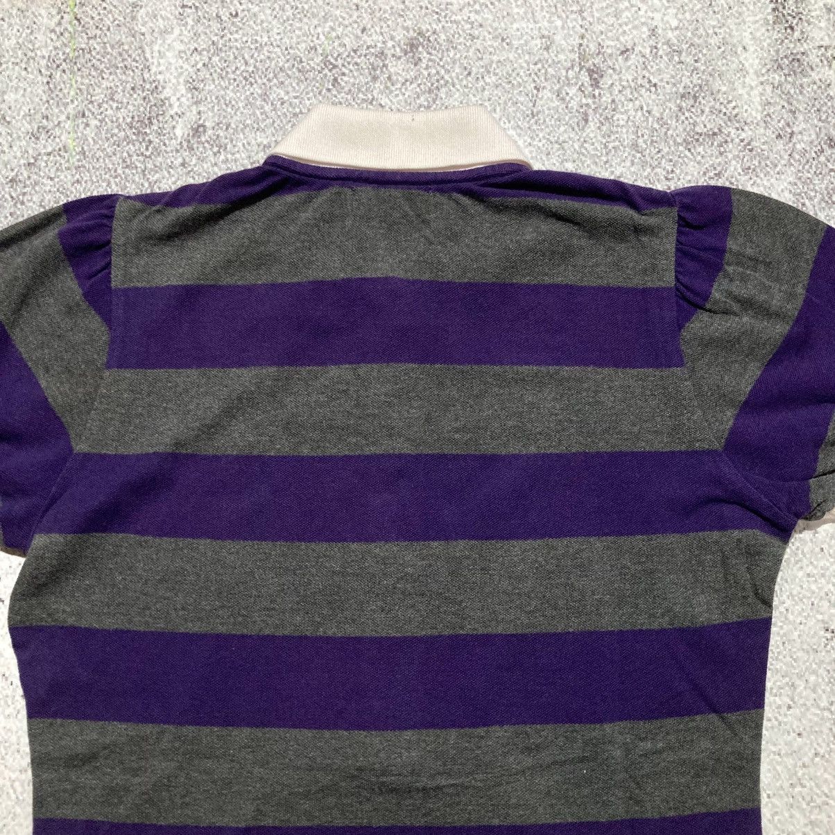 Burberry Vintage Burberry Blue Label Women Polo Tee Stripe Luxuruy Size XS / US 0-2 / IT 36-38 - 11 Thumbnail